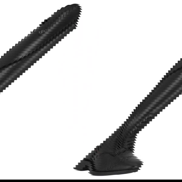 QHP Reitstiefel Damen Tamar, Lederreitstiefel, Schwarz