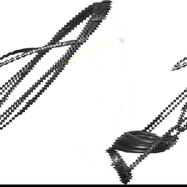 Kieffer Trense Sylvie II, englisch kombiniert, mit Zügeln