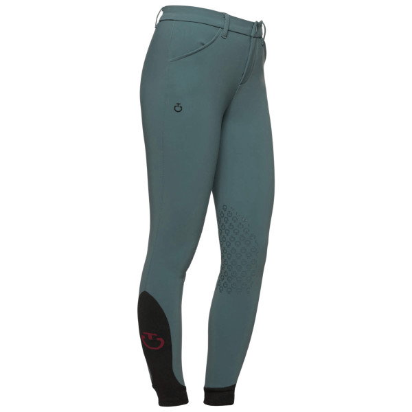 Cavalleria Toscana Reithose Kinder CT Logo, Kniebesatz, Knee-Grip, UV-Schutz