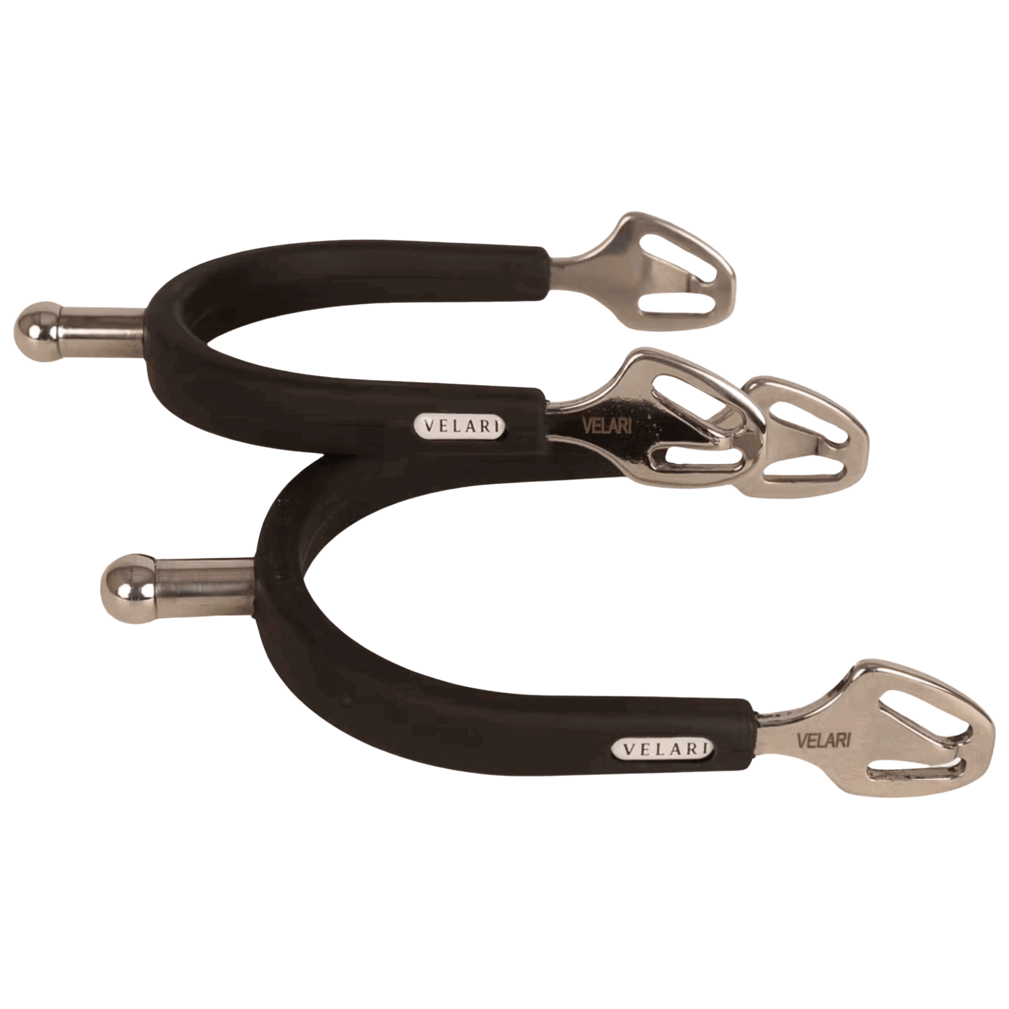 Velari Sporen, Edelstahl, mit Gummi, kugelförmig