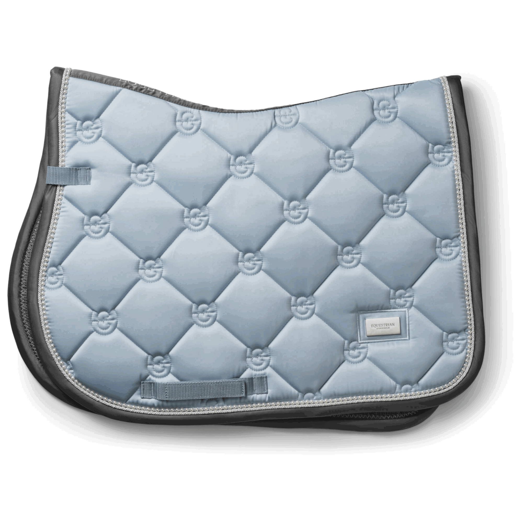 Equestrian Stockholm Schabracke Modern Ice Blue Pearls, Springschabracke