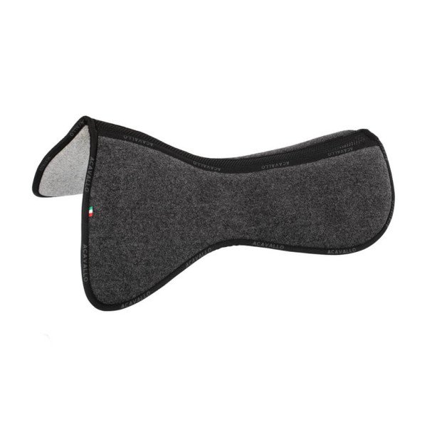 Acavallo Saddle Pad Withers Free in Memory Foam Double Felt, Dressage Pad