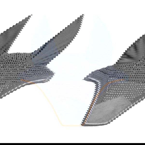 Kentucky Horsewear Fly Bonnet Wellington Velvet, Fly Ears, Fly Hat, Soundless