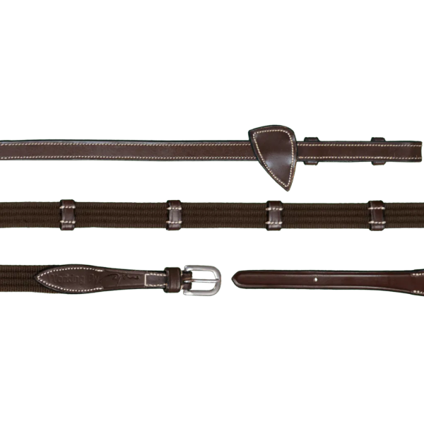 Free Gift Dyon Web Reins with Leather Bars WC 16 mm (brown, Full) from € 199 purchase value