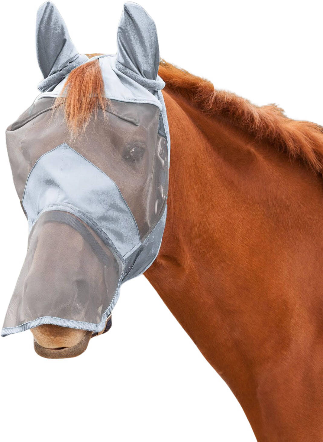 Waldhausen Fliegenmaske Premium mit Ohren- und Nasenschutz