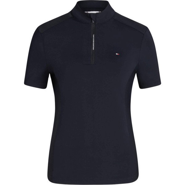 Tommy Hilfiger Equestrian Shirt Damen Palma FS26, Trainingsshirt, UV-Shirt, kurzarm