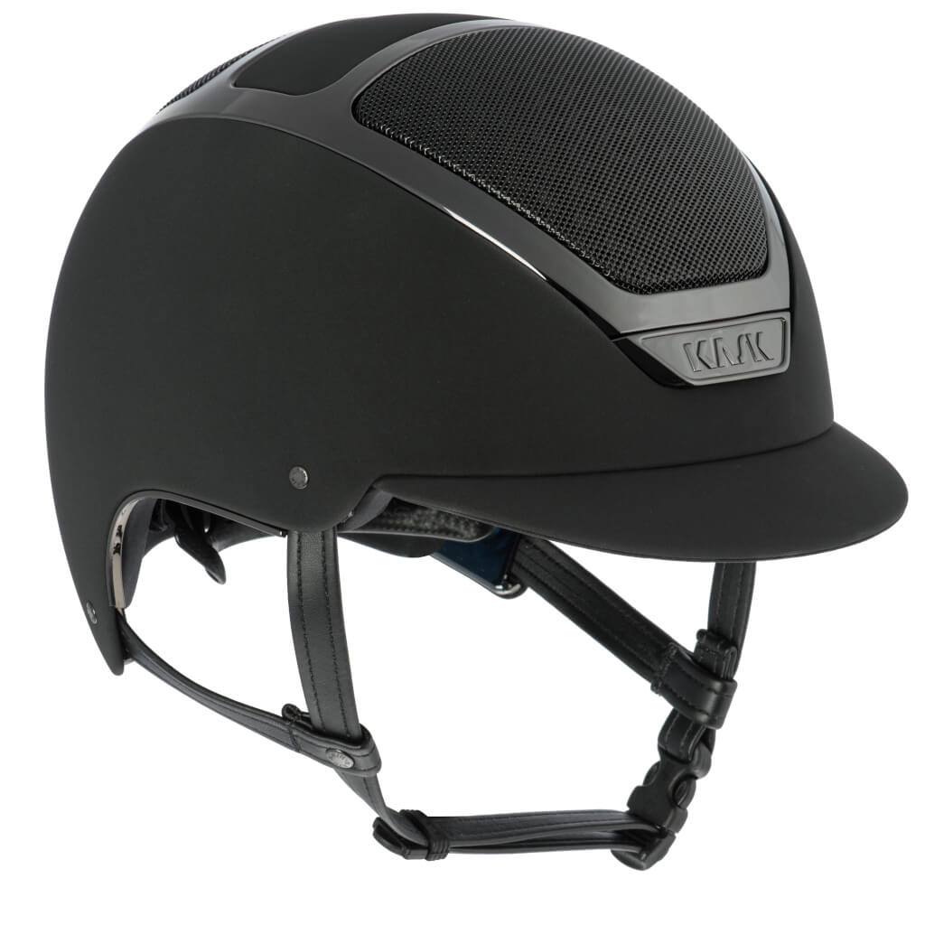 Kask Reithelm orders Navy/ Gold wie Samshield/ Kep