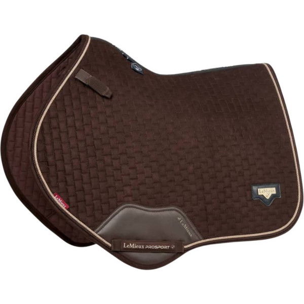 LeMieux Saddle Pad Puissance Suede Close Contact, Jumping Saddle Pad