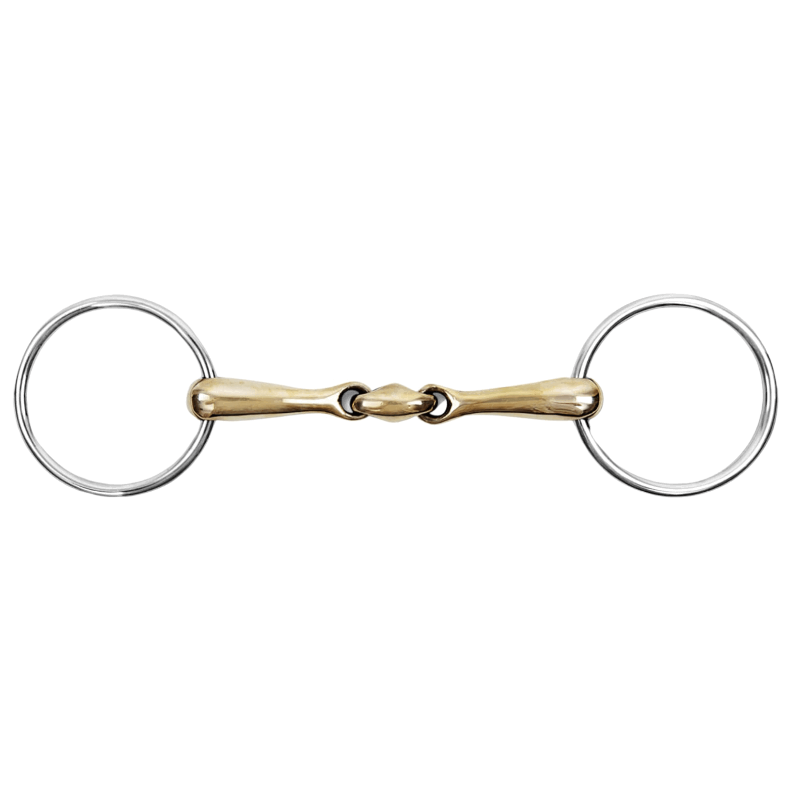 Waldhausen Wassertrense Cupris, massiv, doppelt gebrochen, Kupfergebiss, Gebiss