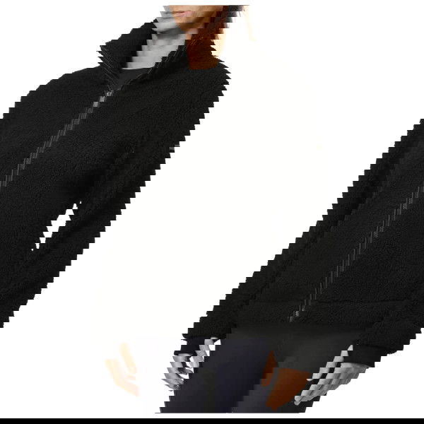 Equestrian Stockholm Women's Jacket Teddy Fleece Black, Fleece Jacket