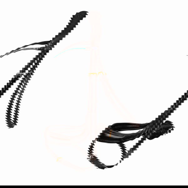 Passier Trense Fantastic, englisch kombiniert, mit mehr Jochbeinfreiheit, mit Zügeln