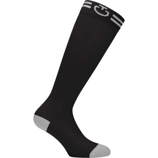 Cavalleria Toscana Reitsocken Jacquard Logo FS26, Kniestrümpfe