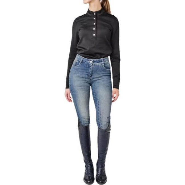 PS of Sweden Reithose Damen Maggie, Jeansreithose, Vollbesatz, Full-Grip