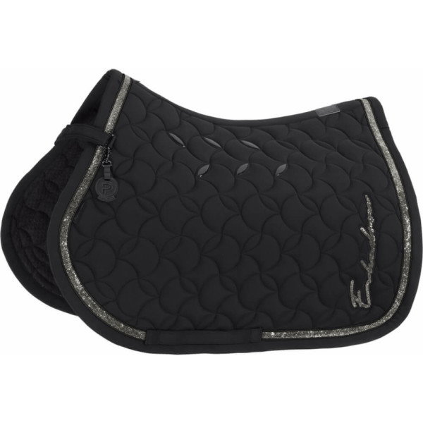 Eskadron Saddle Pad Pro Soft Glitter Platinum FW26, Jumping Saddle Pad