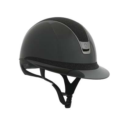 Samshield Reithelm Miss Shield 2.0 SG, Top + FB Crystal Fabric Black, Trim + Blason Black Chrome