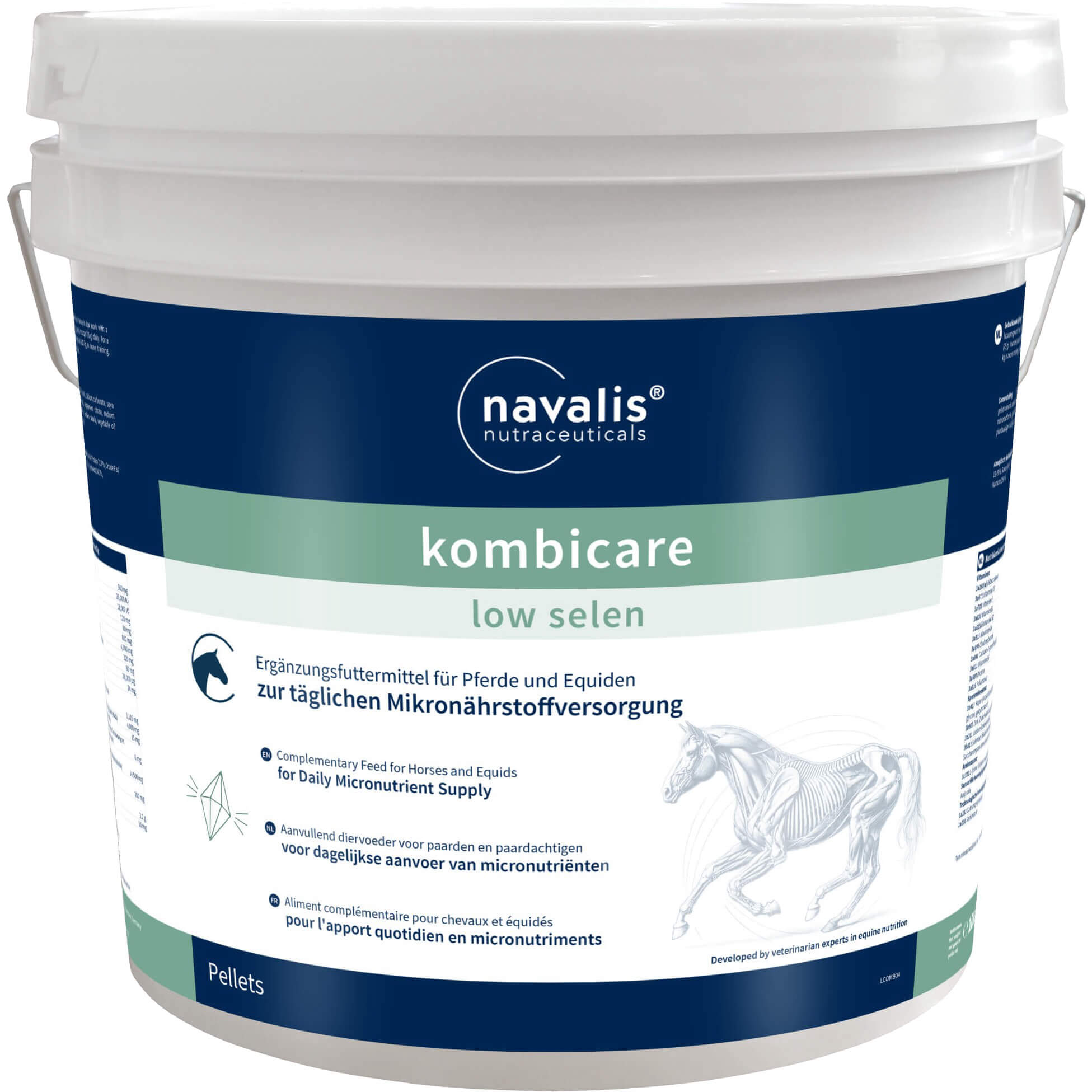 Navalis Kombicare Low Selen Horse, Ergänzungsfuttermittel, Pellets