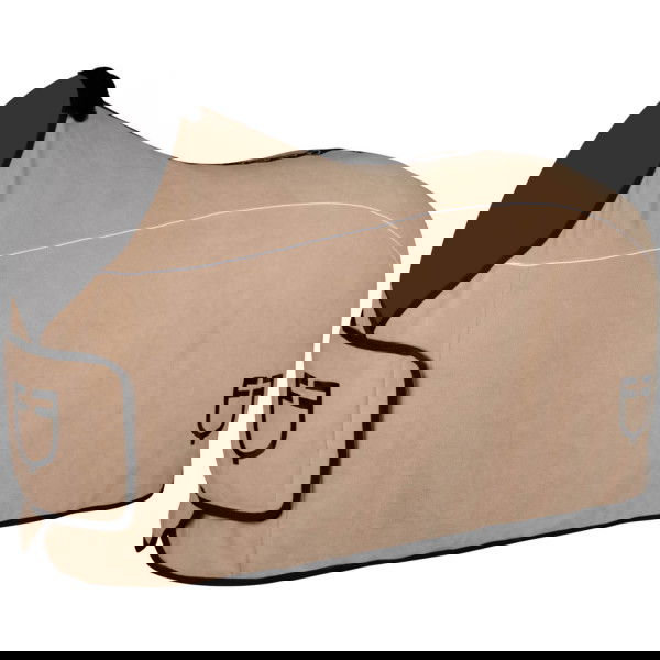 Equestro Cooler Rug Flap Front Closure, Fleece Rug