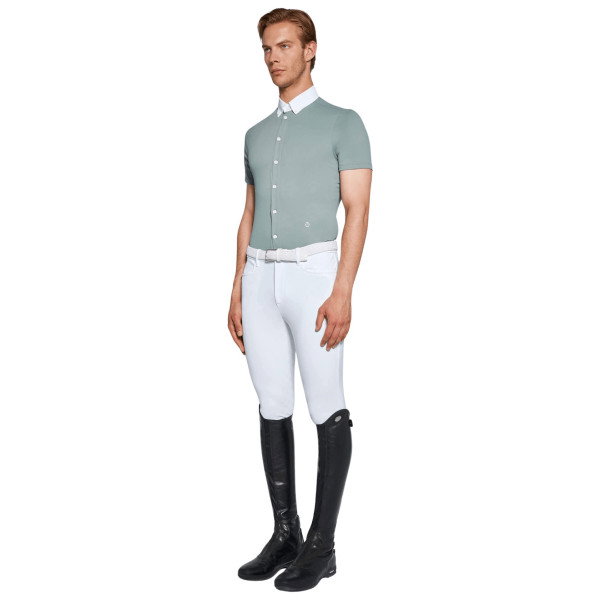 Cavalleria Toscana Turniershirt Herren, kurzarm