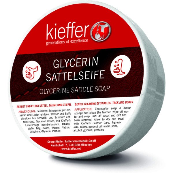 Kieffer Glycerin Saddle Soap, Leather Soap