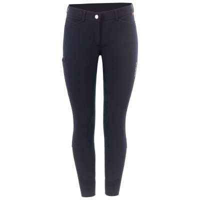 Cavallo Women´s Riding Breeches Cavalchristy Silver Mobile SS24, Full Seat, Synthetic Leather
