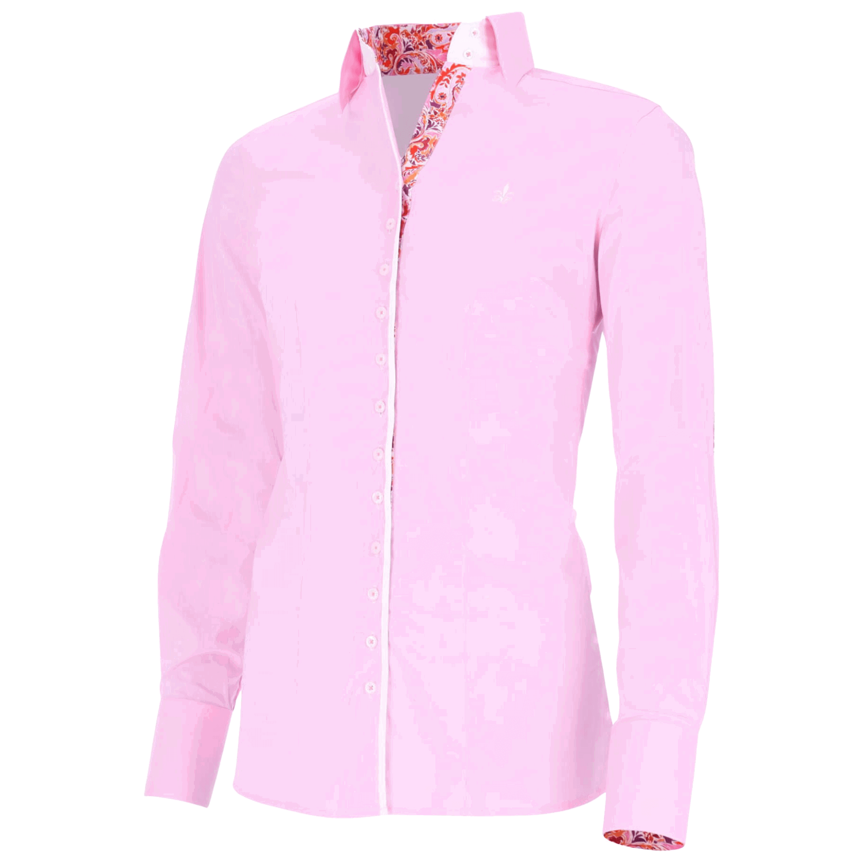 Fior da Liso Bluse Damen Viola Paisley L, langarm