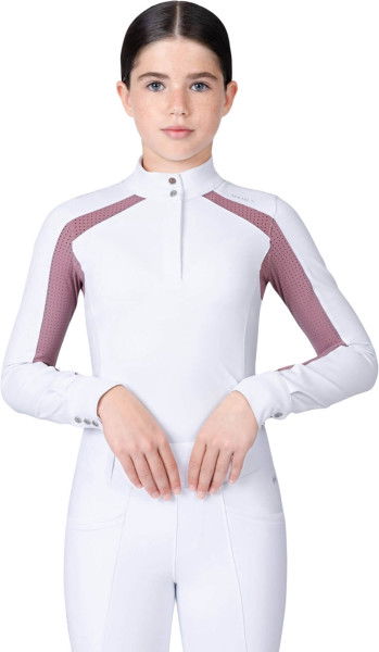 Maximilian Equestrian Girls Competition Shirt YR Aveen , long-sleeved