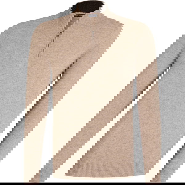Tommy Hilfiger Equestrian Pullover Herren Oakfield 1/4 Zip HW25, Sweatshirt, Kaschmir-Merino-Wolle