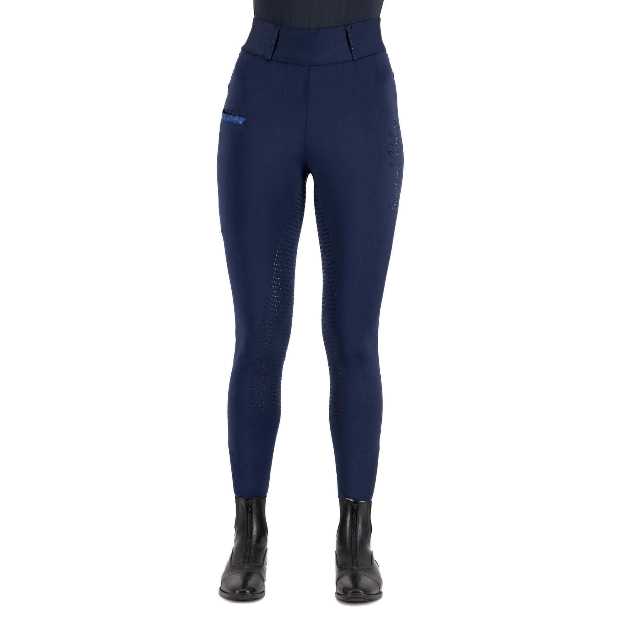 Imperial Riding Reitleggings Damen IRHComfi Sparks, Vollbesatz, Full-Grip, High Waist