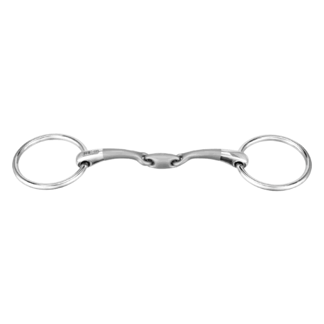 Sprenger Unterlegtrense, SATINOX, doppelt gebrochen, Gebiss