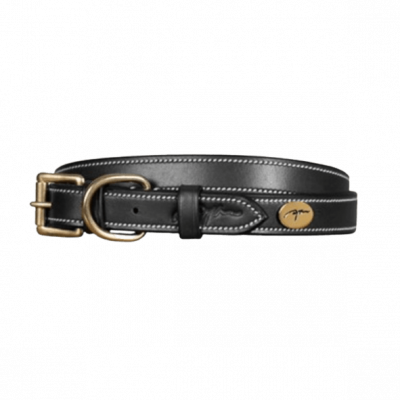 Dyon Flat Leather Dog Collar DLA