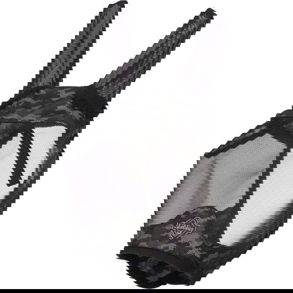 LeMieux Fly Mask Visor Tek Half Camo, with Ear Protection, UV Protection