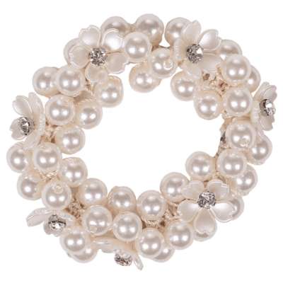 QHP Hair Knotted Ribbon Flower