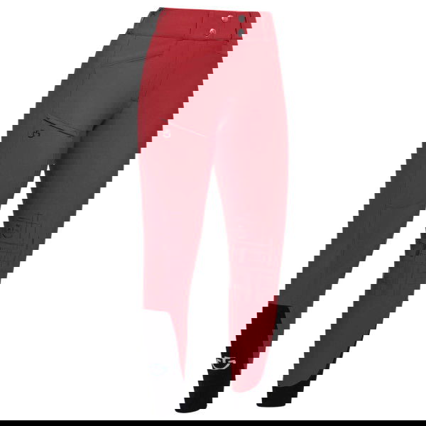 Cavalleria Toscana Reithose Damen CT Academy Jersey Grip HW23, Kniebesatz, Knee-Grip