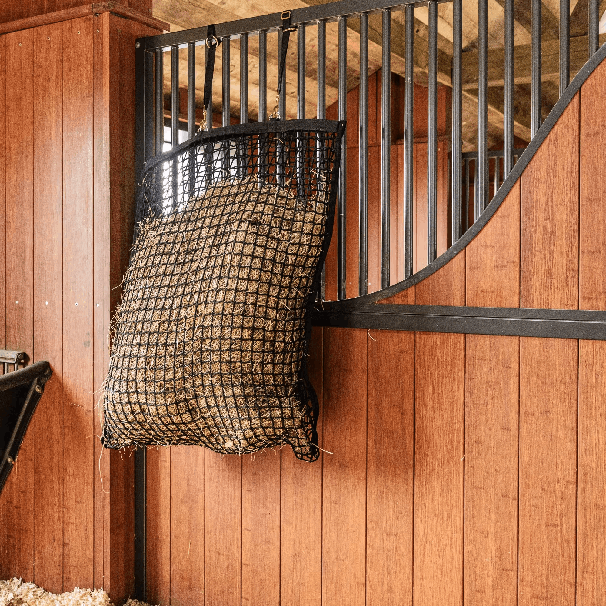 Grooming Deluxe Heunetz, quadratisch, mit Befüllhilfe, 3 cm