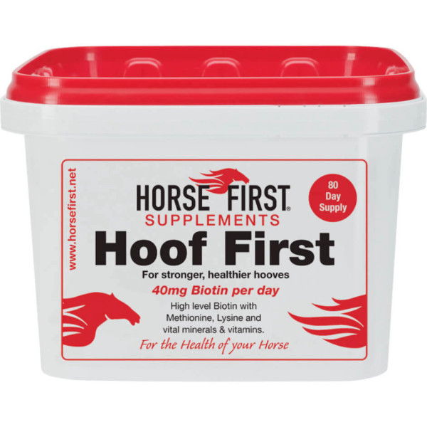 Horse First Hoof First, Ergänzungsfuttermittel, für starke Hufe, Pulver