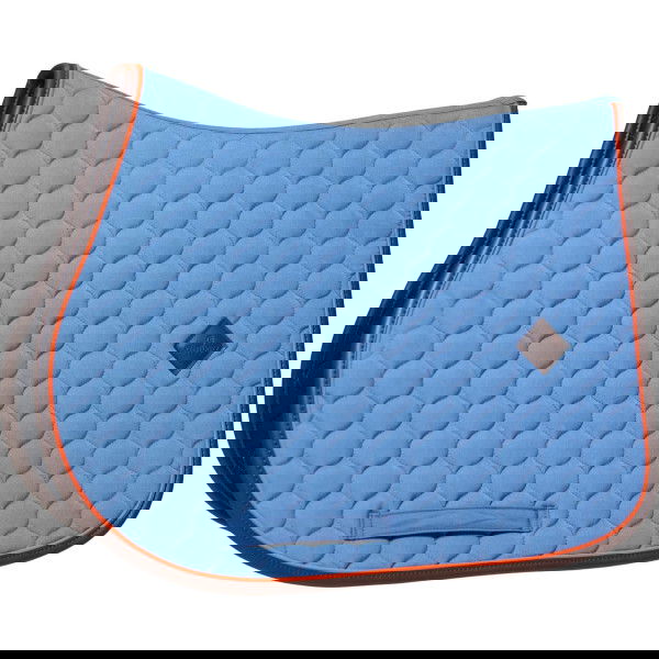 Kentucky Horsewear Saddle Pad Onion Quilt Leather Neon, Jumping Saddle Pad