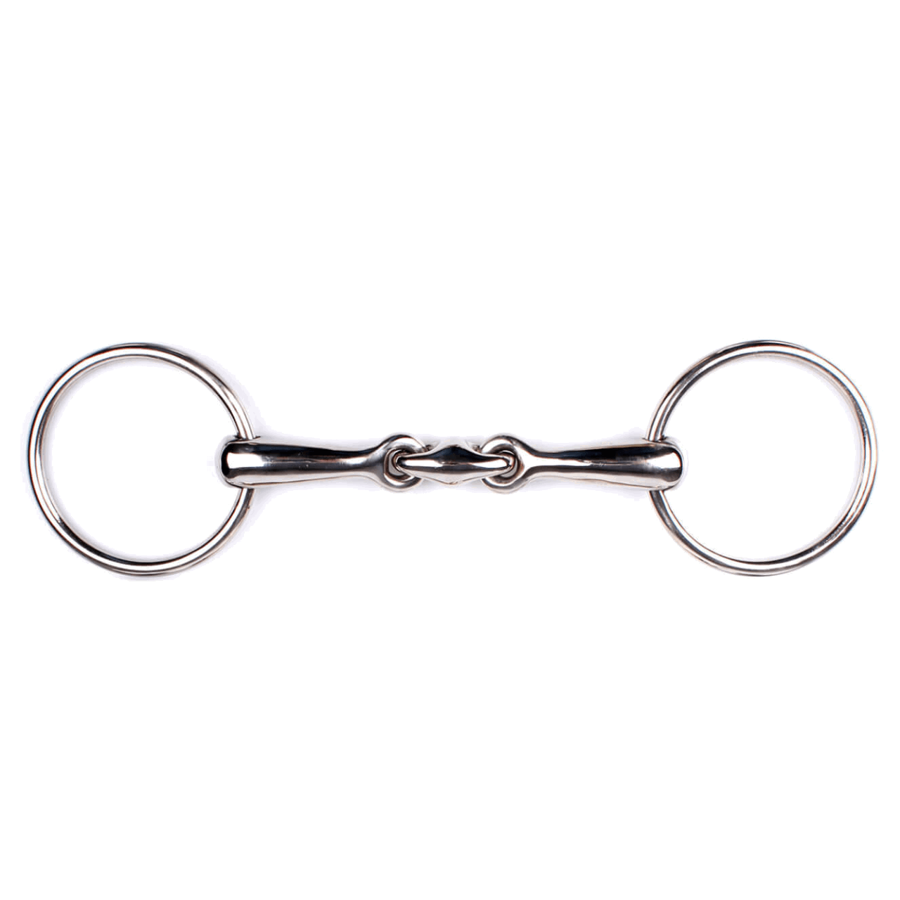 QHP Stainless Steel Double Broken Loose Ring Bit | FUNDIS Equestrian