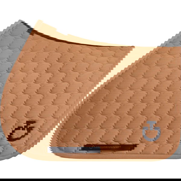 Cavalleria Toscana Saddle Pad Circle Quilted FW25, Jumping Saddle Pad