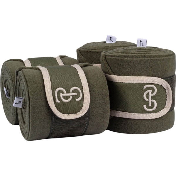 PS of Sweden Bandagen Elite HW24, Fleece-Bandagen, 4er Pack