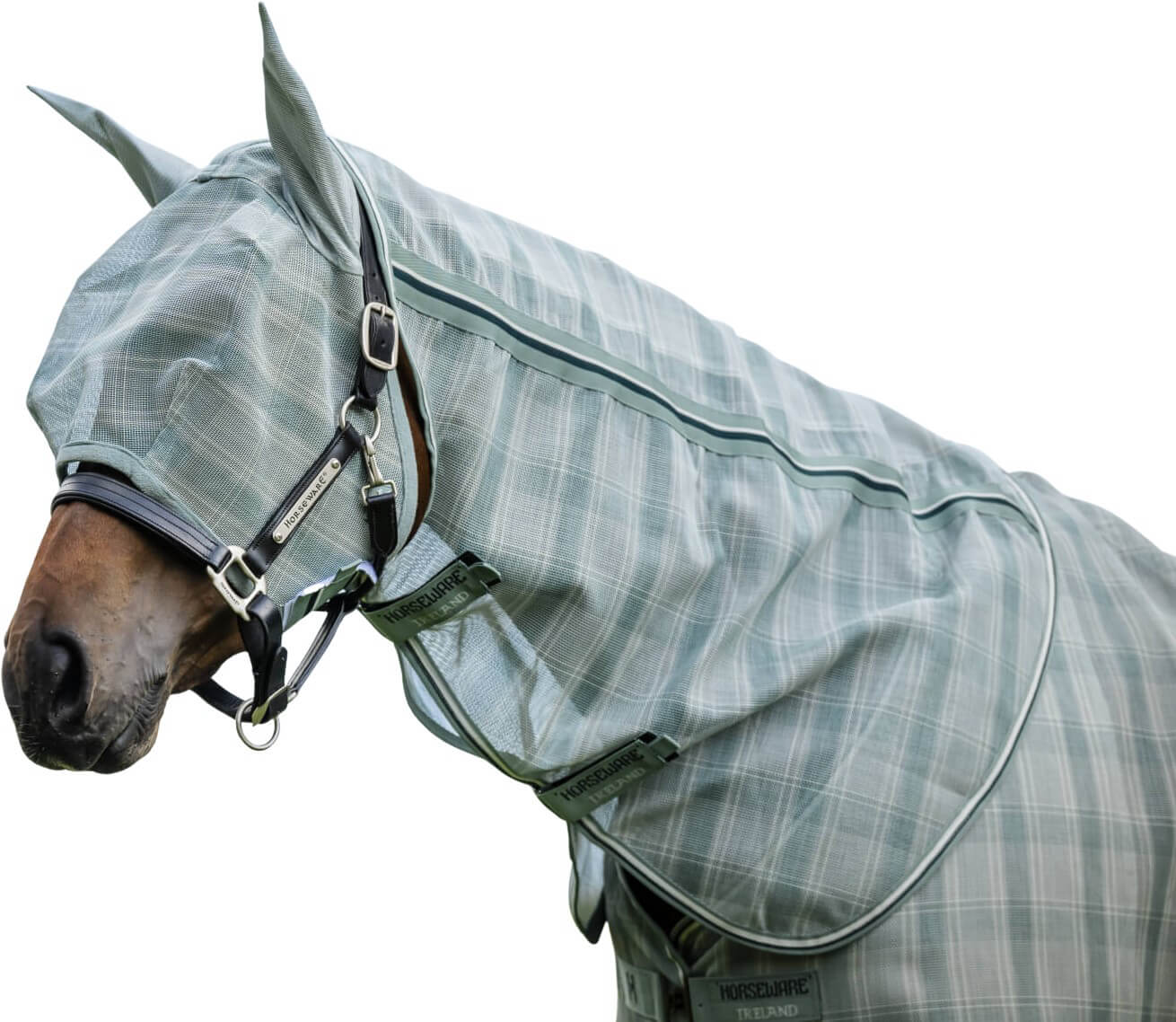 Horseware Fliegenmaske Newmarket FS26, UV-Schutz, mit Ohren