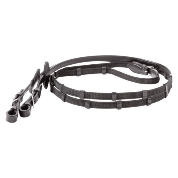 Kavalkade Reins, Rubber Reins, Double Bars