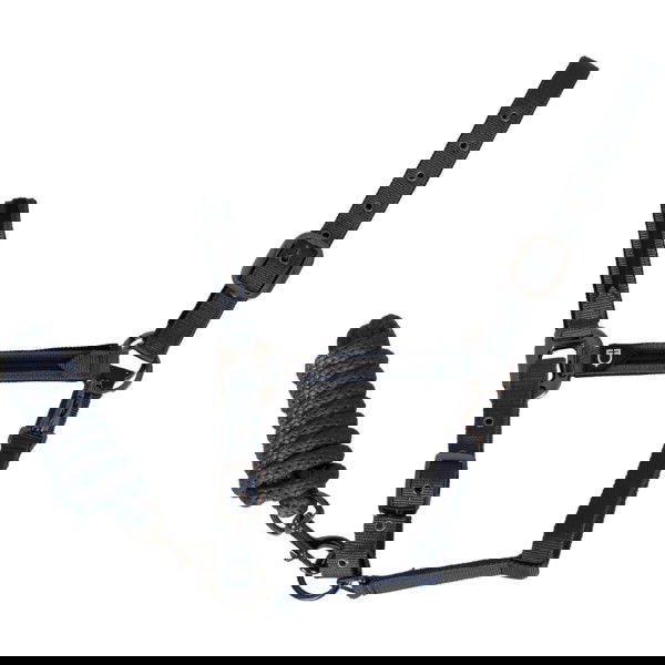 Equestro Halter Set, Nylon Halter, with Lead Rope