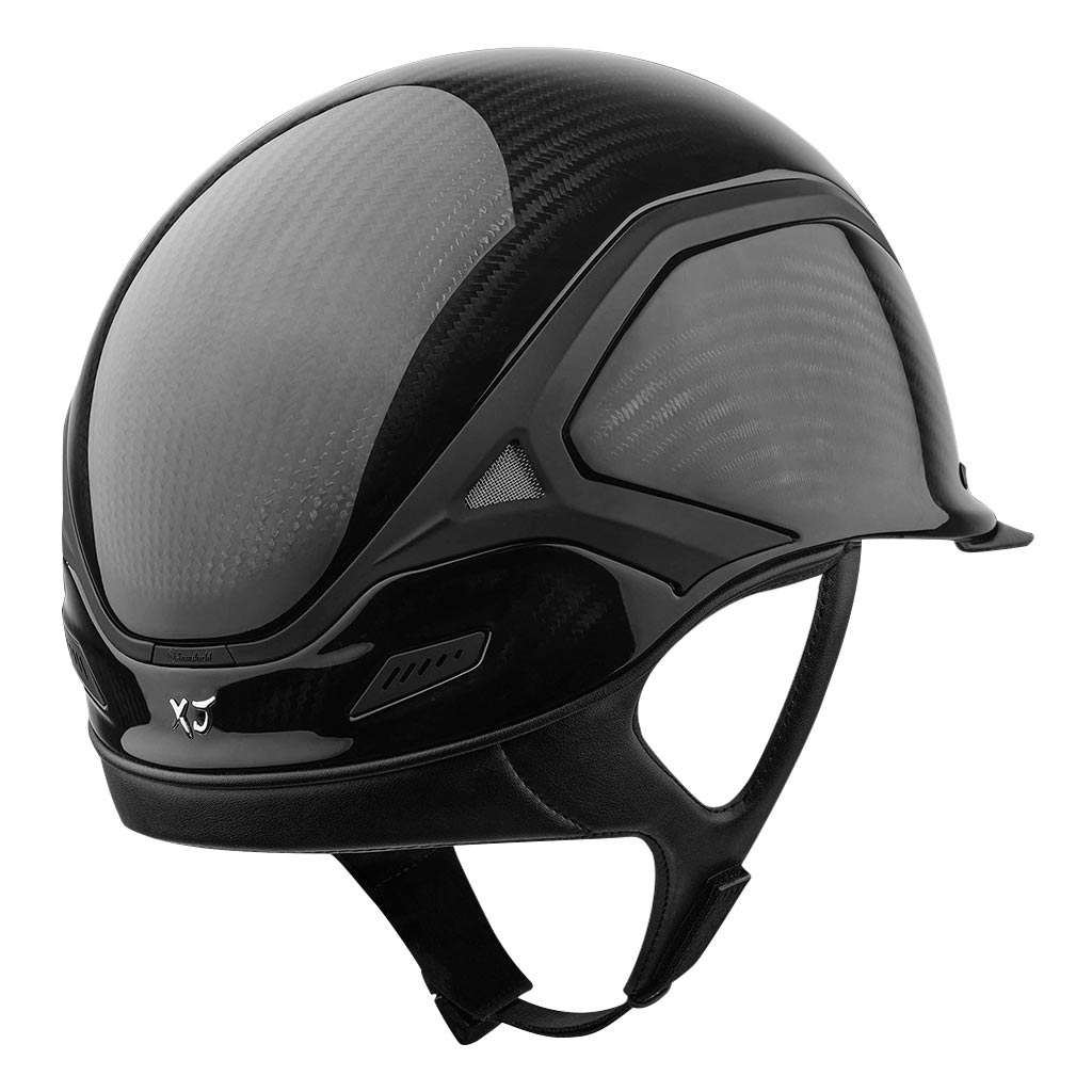 Samshield Riding Helmet XJ Glossy Trim Matt Black Blazon Black