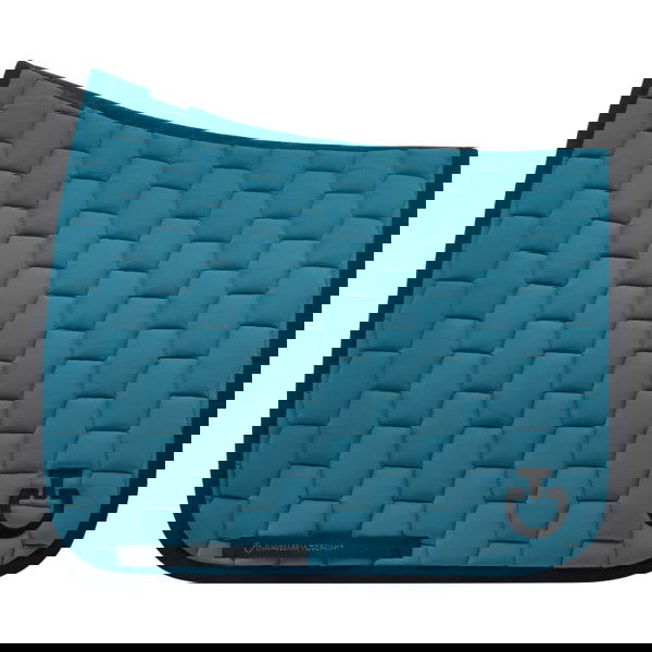 Cavalleria Toscana Saddle Pad Geometric Quilted SS23, Dressage Saddle Pad