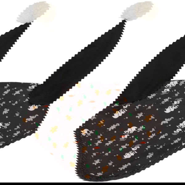 QHP Fly Bonnet Christmas Print