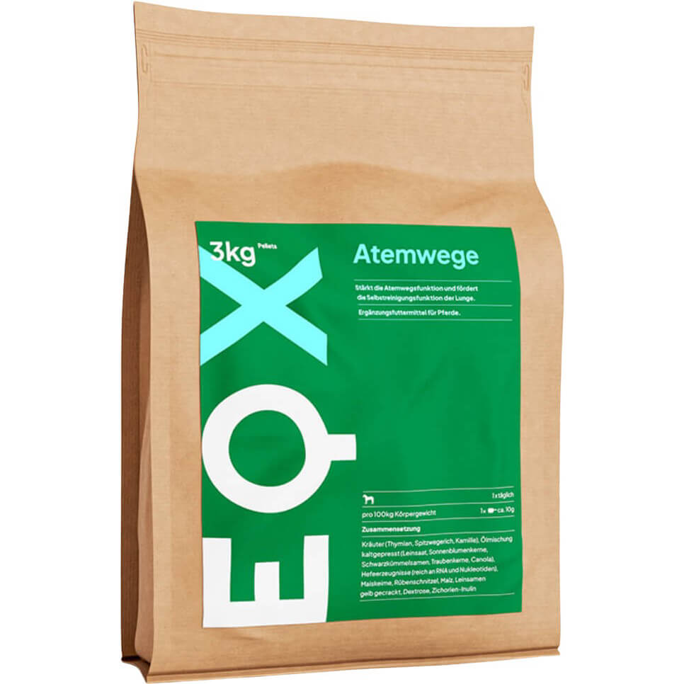 EQX Atemwege, Ergänzungsfuttermittel, für Atemwege und Lunge, Pellets