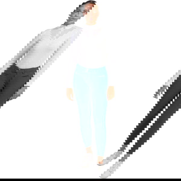 Samshield Women's Riding Breeches Adele Holo Crystal Leaf, Knee Seat, Knee-Grip