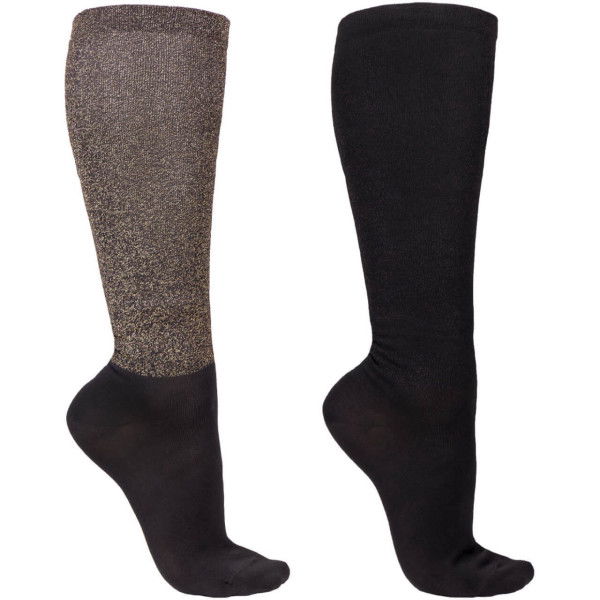 QHP Reitsocken Geschenkbox, Kniestrümpfe, 2er Set