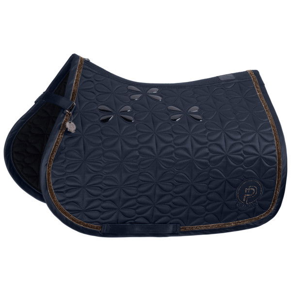 Eskadron Saddle Pad Mattgloss Bow Platinum FW24, Jumping Saddle Pad