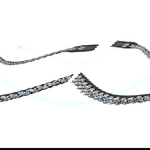 Kieffer Browband FlexiLoop Luxe, Quick-Release Fastener, 8 mm Crystals